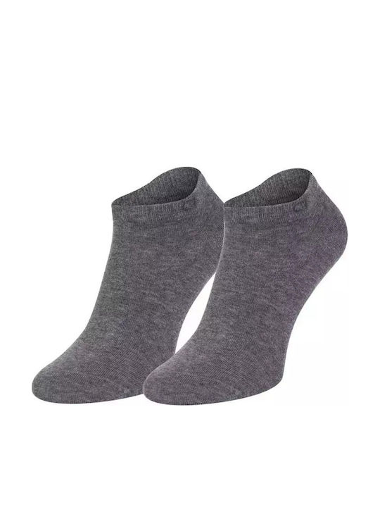 Calvin Klein Damen Einfarbige Socken Pink / Grey 2Pack