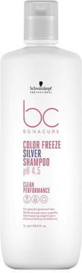 Schwarzkopf BC Color Freeze pH 4.5 Micellar Shampoos Reconstruction/Nourishment & Shine for All Hair Types 1000ml