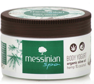 Messinian Spa Organic Olive Oil Hemp & Coconut Ενυδατικό Butter Σώματος με Άρωμα Καρύδα 250ml