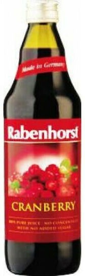 Rabenhorst Βιολογικός Χυμός Cranberry Χωρίς Προσθήκη Ζάχαρης 750ml