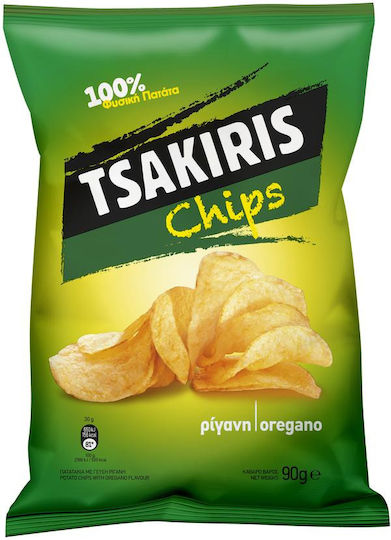 Tsakiris Chips με Γεύση Ρίγανη 80gr