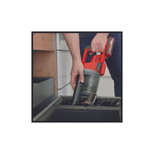 Einhell Tesv 18 Lisolo Reîncărcabilă Aspirator 2 în 1 Stick & De Mână Fără Încărcător & Baterie Roșie