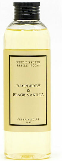 Cereria Molla Nachfüllflüssigkeit für Diffuser Cereria Mollá 1899 mit Duft Himbeere & Schwarze Vanille 200ml