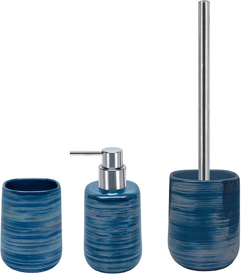 Kleine Wolke Argentic Tabletop Ceramic Dispenser Blue