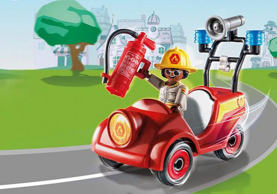Playmobil Duck On Call Mini Όχημα Πυροσβεστικής για 3 ετών