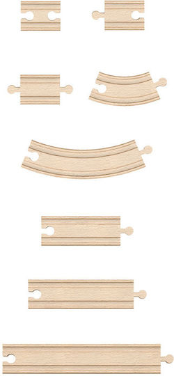 Hape Super Expansion Rail Pack Schienensets aus Holz für 3++ Jahre
