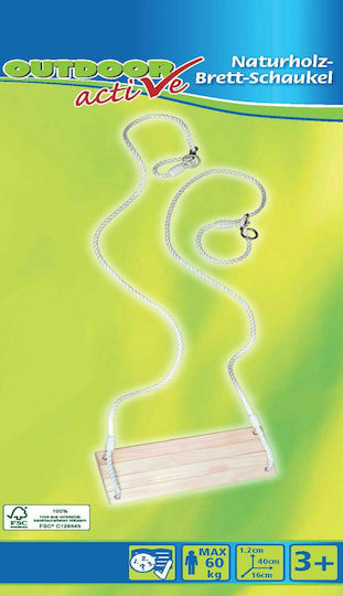 Vedes Hanging Wooden Swing 180x16cm for 3+ Years