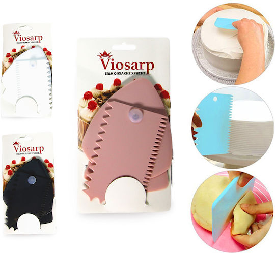 Viosarp Plastic Pastry Scraper 3pcs