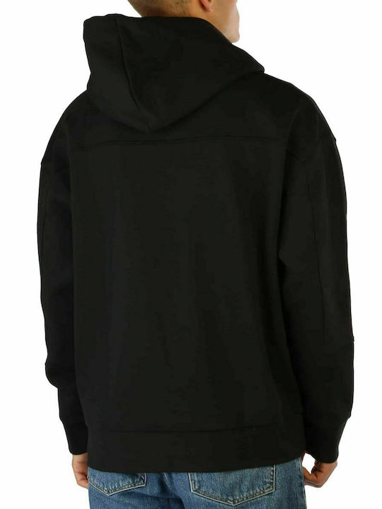 Calvin Klein Herren Sweatshirt Jacke mit Kapuze Schwarz