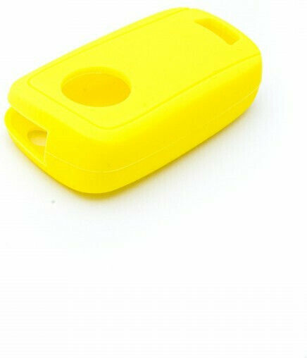 Silicone Car Key Cover Case Car Safety with 2 Buttons for Chevrolet / Opel Yellow