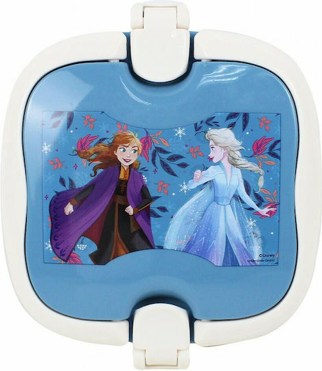 Gim Frozen Plastic Kids' Food Container Frozen Light Blue