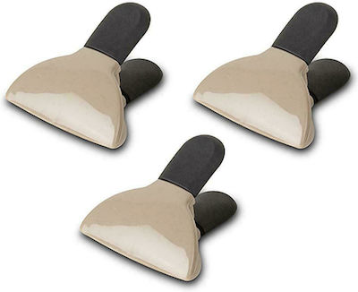 Nava Clip Plastic with Magnet Misty Beige 3pcs