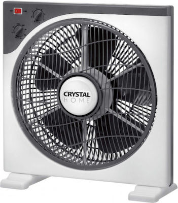 Crystal Home Air Basic Box 30 Ανεμιστήρας Box Fan 45W Διαμέτρου 30cm