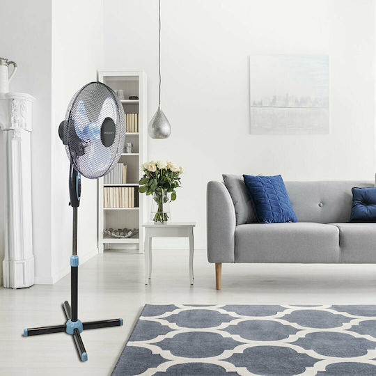 Beper Ventilator Sockel 35W Lüfterdurchmesser 40cm Schwarzer