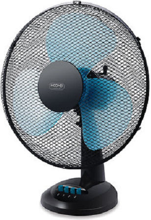 Hoomei Tischventilator 40W Lüfterdurchmesser 40cm Schwarzer