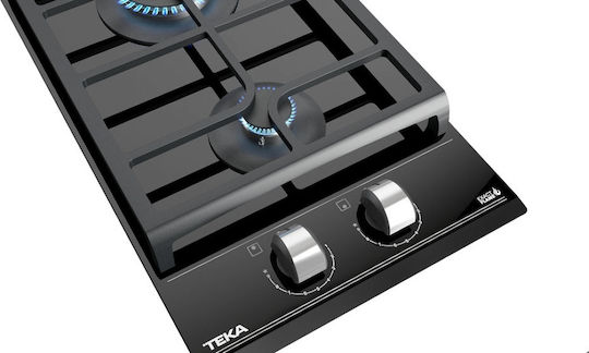 Teka Domino Gas Cooktop Autonomous 30x51εκ.