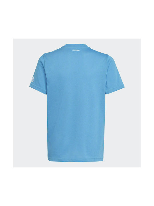 Adidas Kids T-shirt Light Blue Thiem Logo