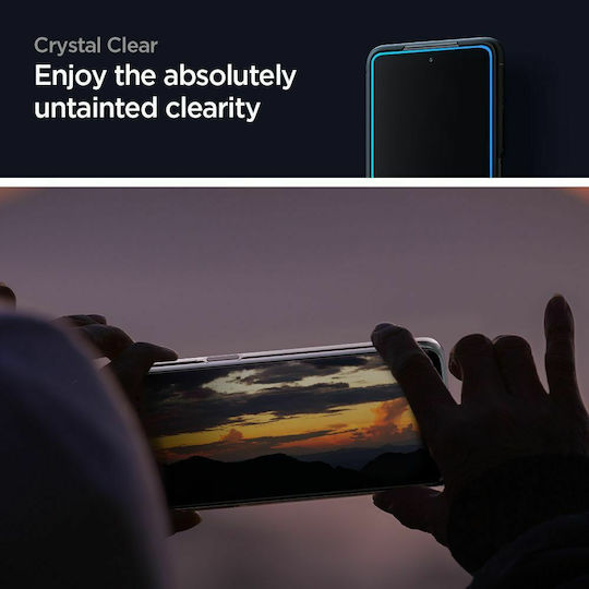 Spigen AlignMaster Full Face Tempered Glass Μαύρο (Galaxy M53 5G)