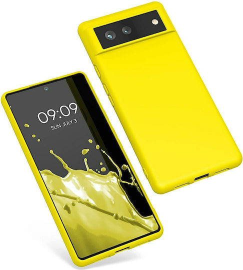 KWmobile Soft Flexible Back Cover Σιλικόνης Radiant Yellow (Google Pixel 6)