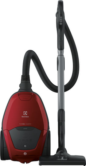 Electrolux S7177633 Ηλεκτρική Σκούπα 600W με Σακούλα 3.5lt Κόκκινη