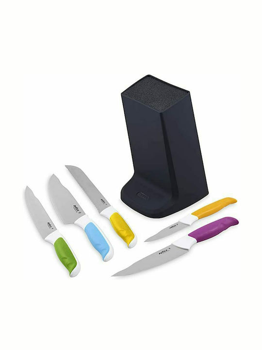 Zyliss Comfort Knife Set With Stand of Stainless Steel Multicolour E920247 5pcs