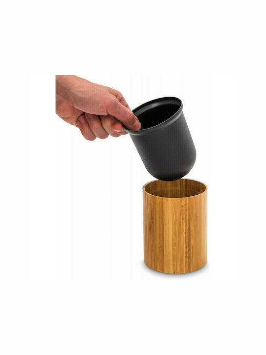 Relaxdays Plastic Toilet Brush Brown