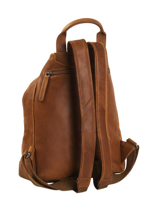 Leder Damentasche Rucksack Tabac Braun