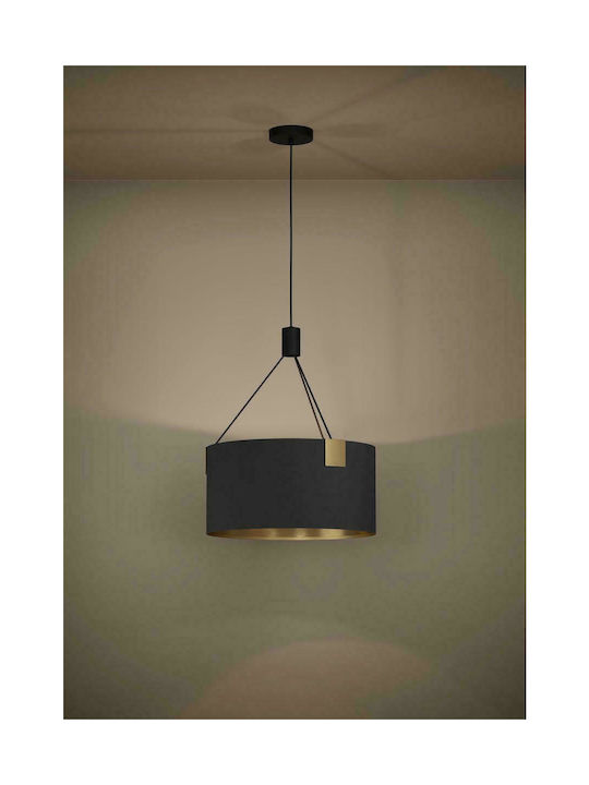 Eglo Tortola Pendant Light Single-Light for Socket E27 Black