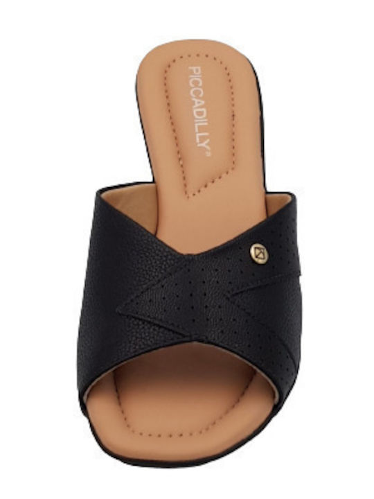 Anatomic Women's Leather Platform Wedge Sandals Black