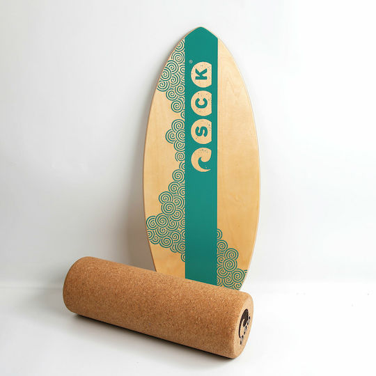 SCK Pro Balance Board Turquoise 74x30x1.5cm