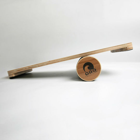 SCK Balance Board Brown 73.5x28cm With Diameter 10cm