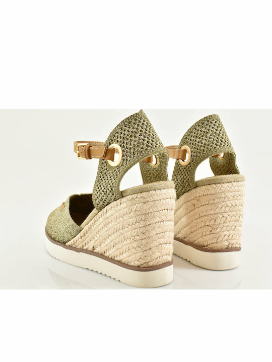 Isla Knit Damenplattformen im Espadrilles-Stil Sand