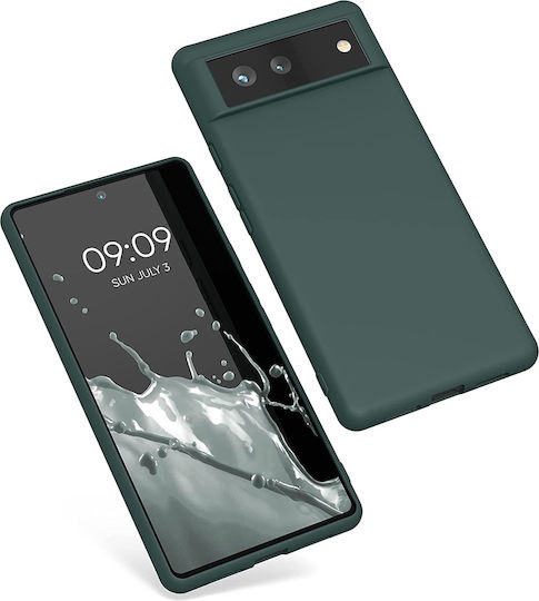 KWmobile Back Cover Σιλικόνης 1.3mm Blue Green (Google Pixel 6)