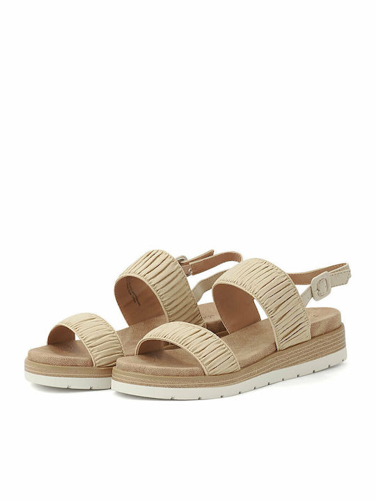 Women's Platform Shoes Beige 5-28108-28 355