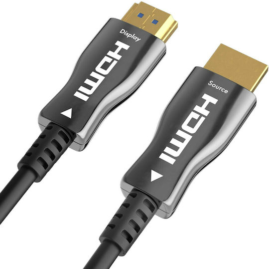 Claroc HDMI 2.0 Premium Високоскоростен 4K 60Hz HDR HDMI Кабел HDMI Мъжки - HDMI Мъжки 10м Черен