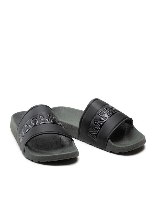 Stream Men's Slides Black/Green