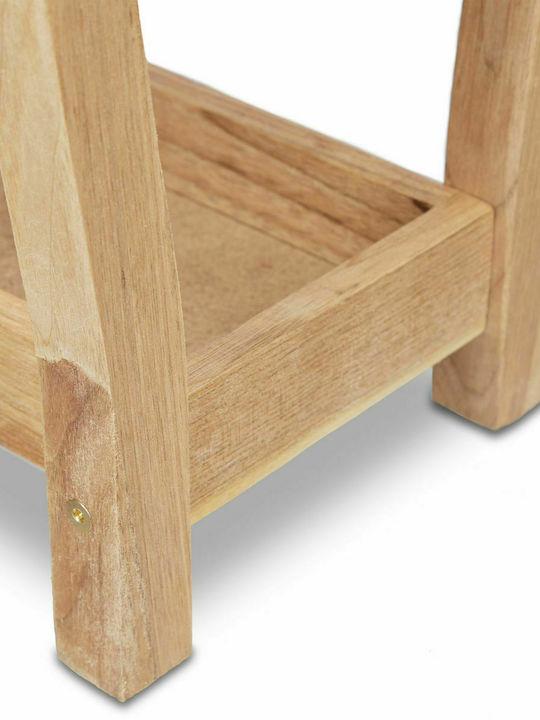 Relaxdays Suport reviste Lemn Bej 40x26.5x38.5buc 1buc