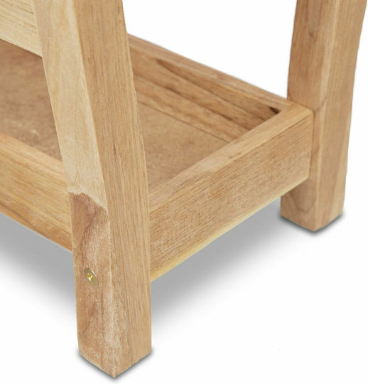 Relaxdays Θήκη Περιοδικών Ξύλινη Μπεζ 40x26.5x38.5εκ.