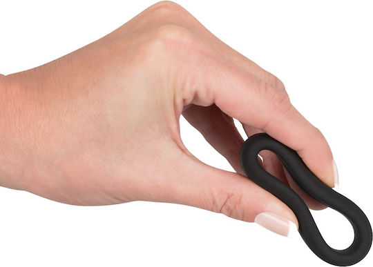 You2Toys Black Velvets Cock Ring 3.8cm
