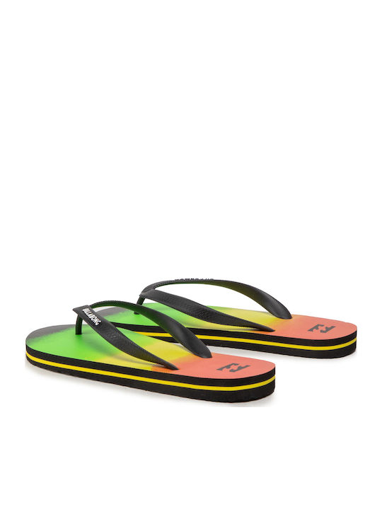 Tides Fade Men's Flip Flops Black