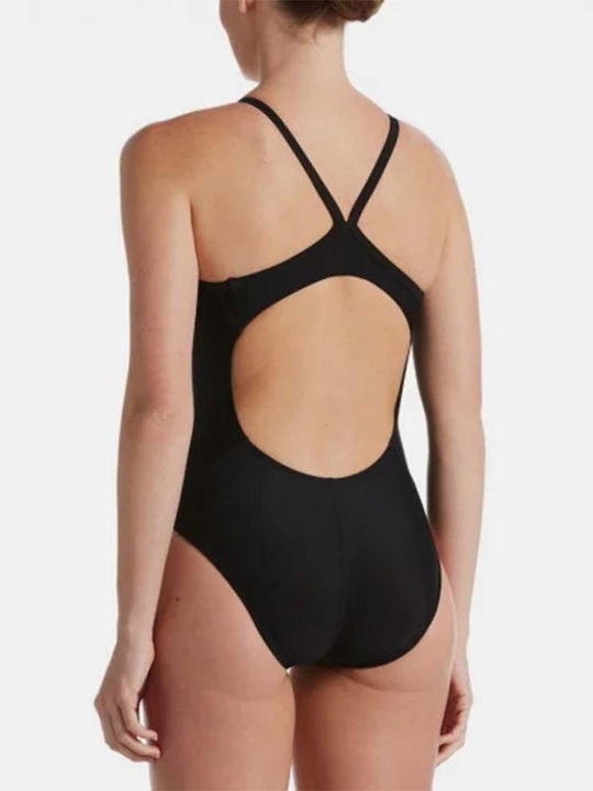 Racerback Badeanzug Schwarz