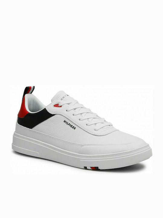 Tommy Hilfiger Modern Cupsole Ανδρικά Sneakers Λευκά