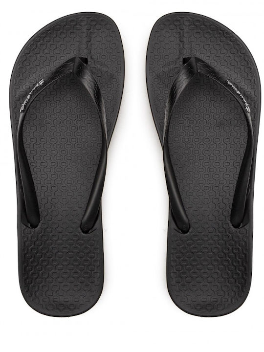 Omica Tan Women's Flip Flops Black