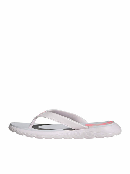Comfort Flip Flops in White Colour