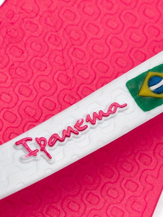 Classica Brazil Σαγιονάρες σε Λευκό Χρώμα 80408-24044 780-18308/WHITEFUCHSIA