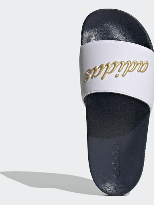 Adilette Shower Slides σε Λευκό Χρώμα