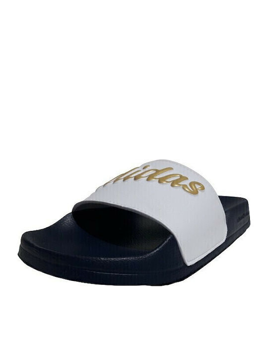 Adilette Shower Slides σε Λευκό Χρώμα