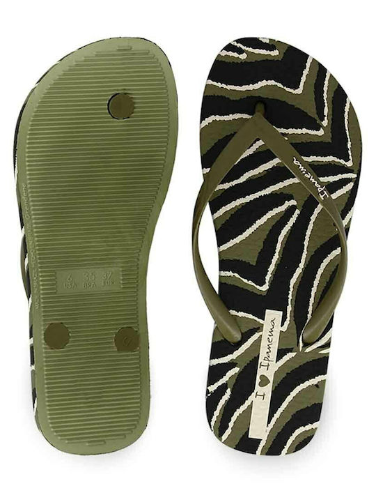 Ipanema Women's Flip Flops Khaki