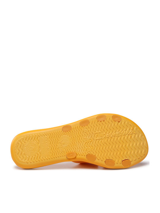 Ella Ad Frauen Flip Flops in Gelb Farbe