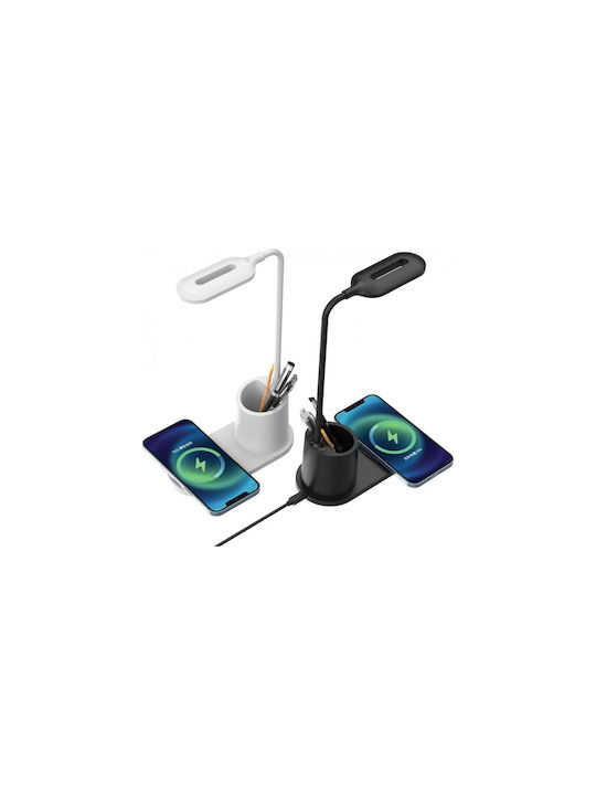 Rebeltec W600 Reîncărcabil LED Lumină de Birou în Culoarea Negru